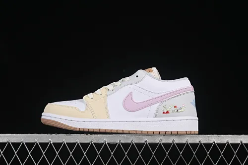 All categories Air Jordan Jordan series basketball shoes Air Jordan 1 Low Air Jordan 1 Low AJ1 Joe 1 plant embroidery low-top cultural leisure sports sneakers IB8861-151